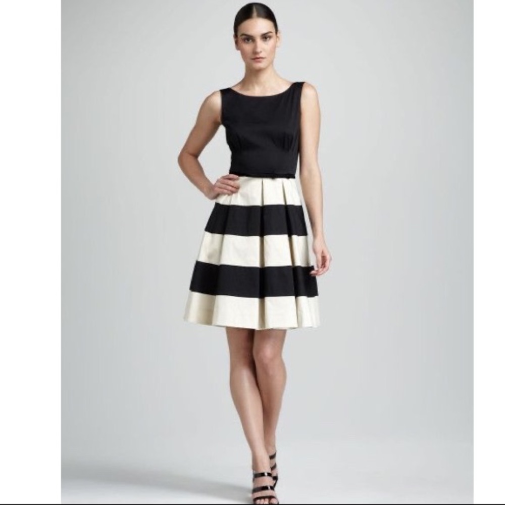 Flawed - Kate Spade Celina Striped Dress in Black